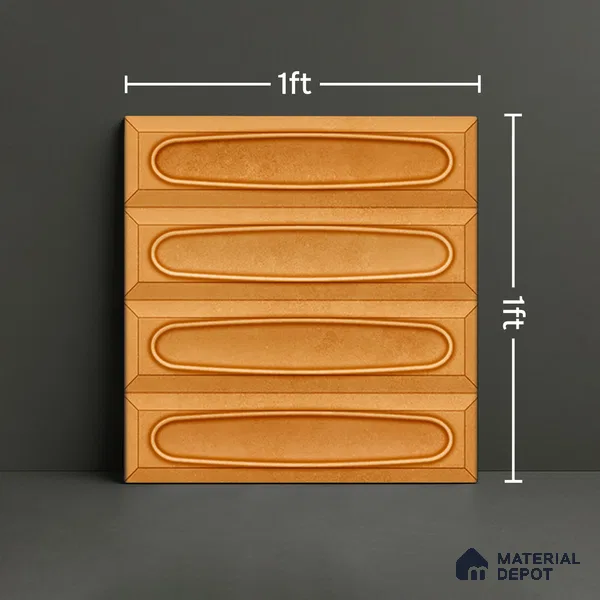 Faux Subway  Tile TL 07238 Bali 1003 1 ft x 1 ft Ceramic Glossy Finish - 9 mm  | 2 mm Spacer is Mandatory | Please Expect a Slight Variation of Pattern (Sample)